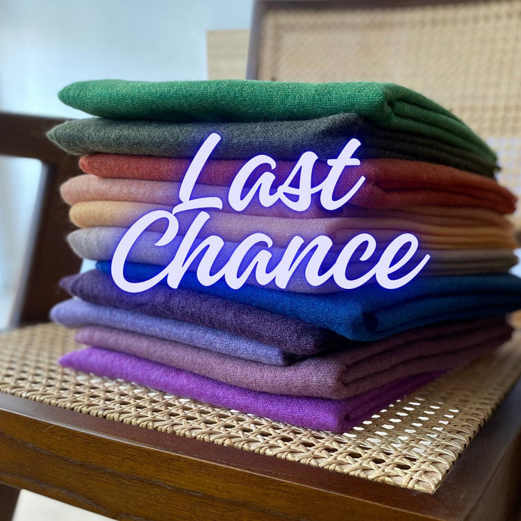 Dernière écharpe en cachemire