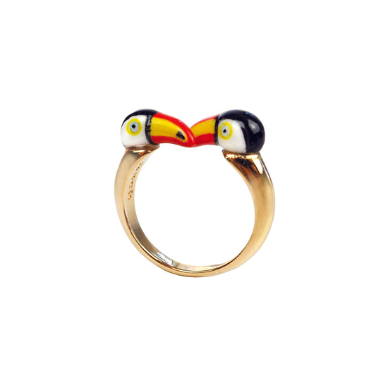 Bague face to face Toucan