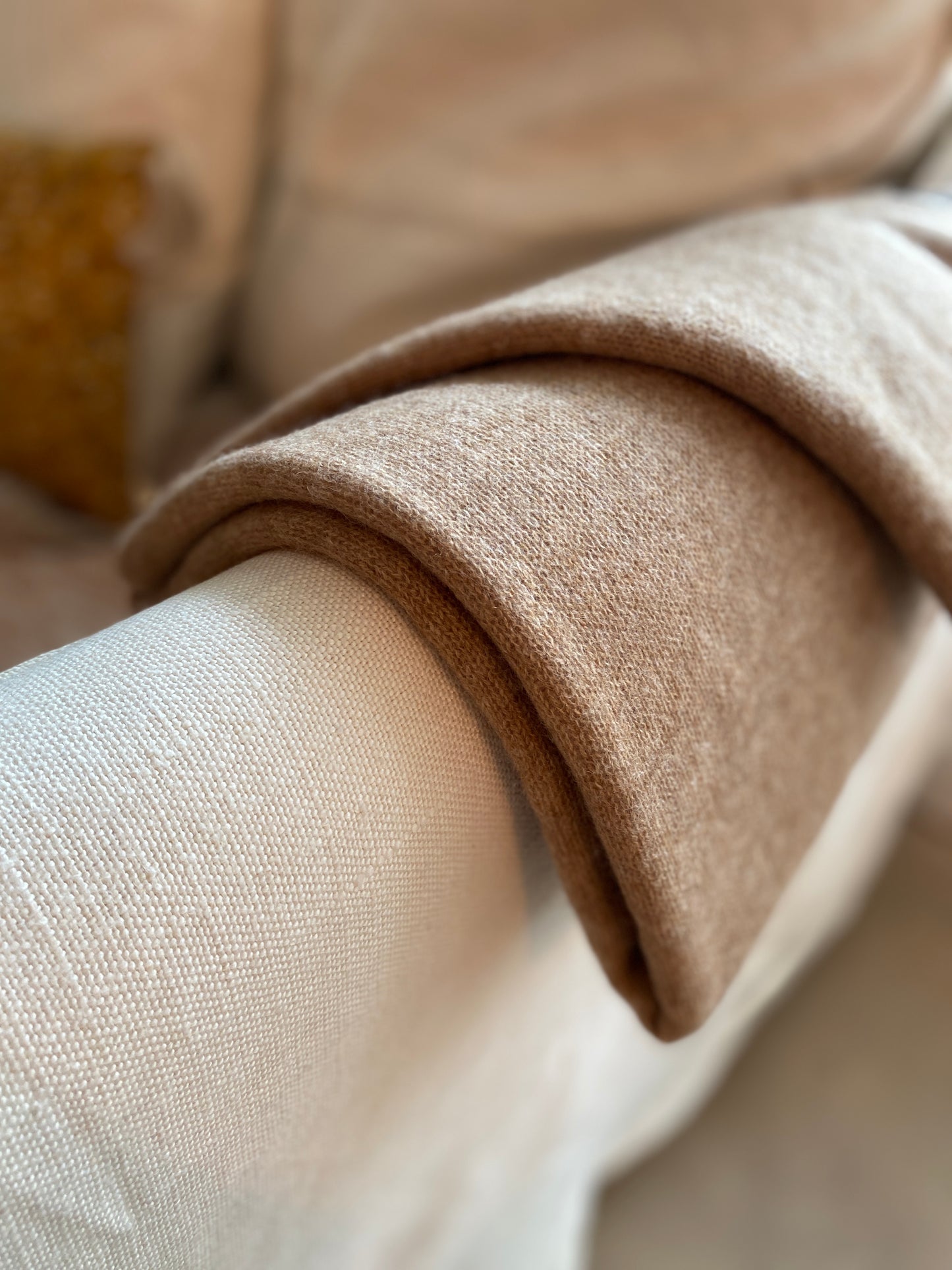 Super soft knitted cashmere scarf - Star fish