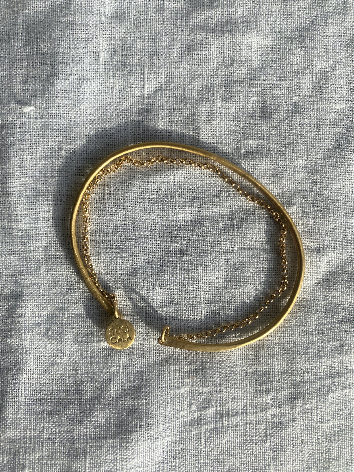 Kam Chain silver and gold-plated bracelet