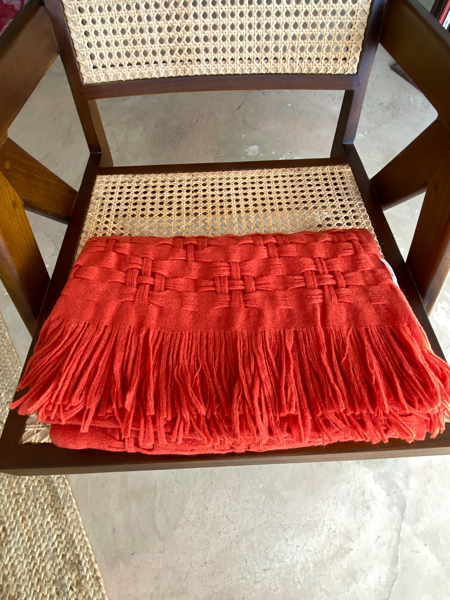 Écharpe japonaise en laine Paprika VENTE D'ARCHIVES