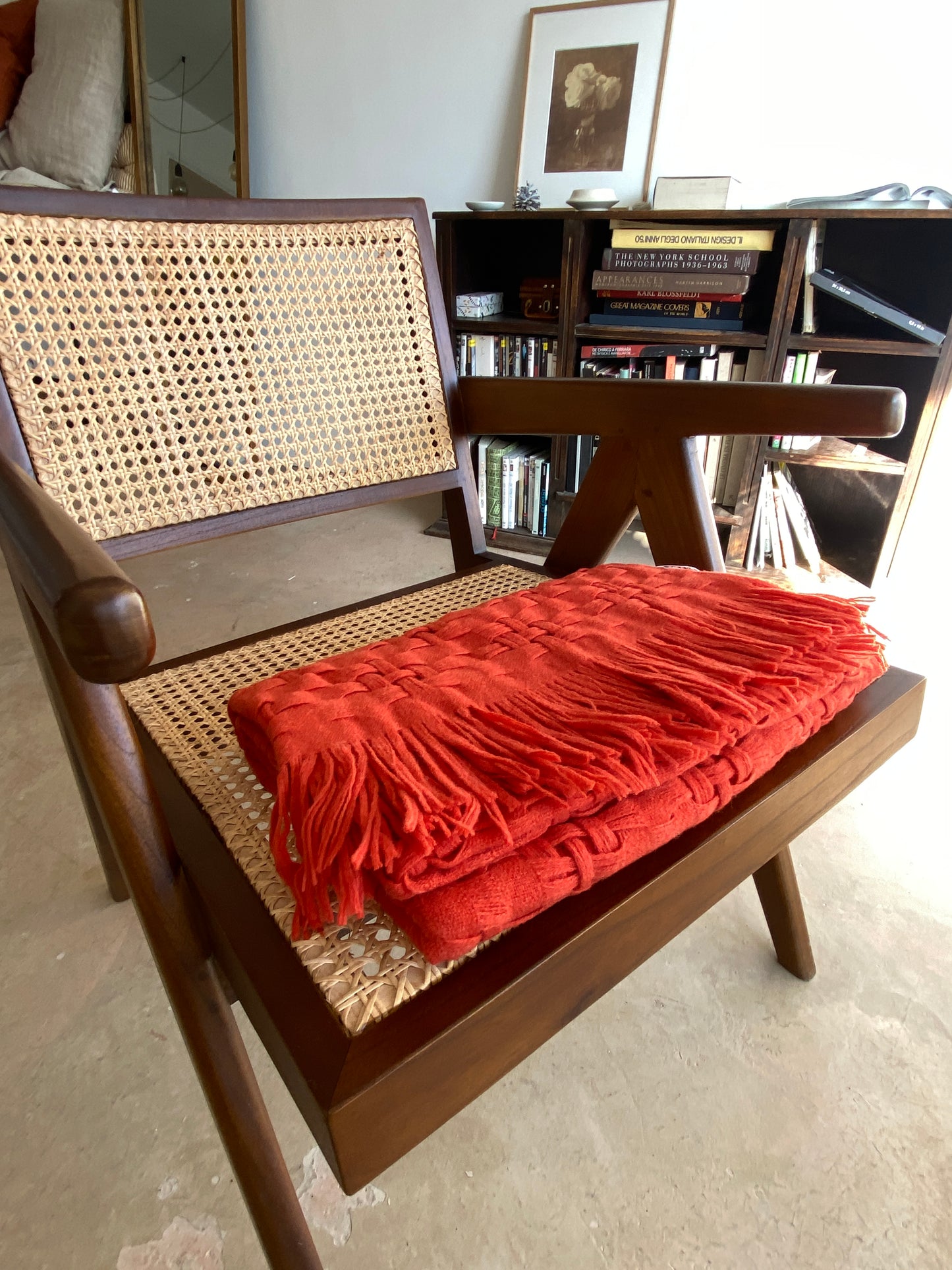 Écharpe japonaise en laine Paprika VENTE D'ARCHIVES