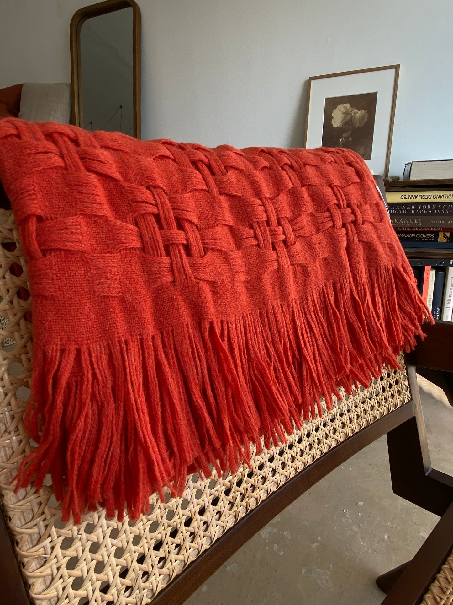 Écharpe japonaise en laine Paprika VENTE D'ARCHIVES