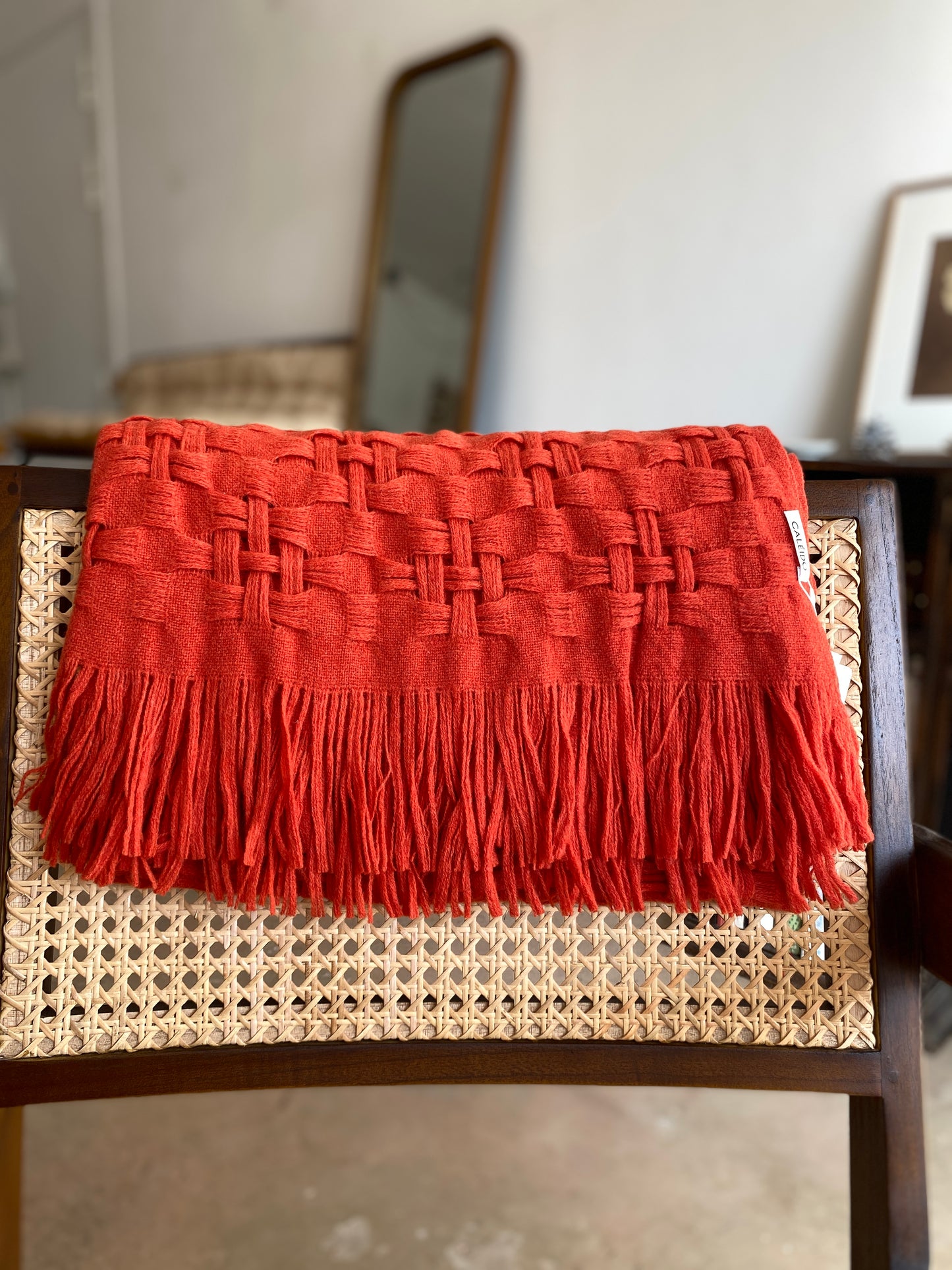 Écharpe japonaise en laine Paprika VENTE D'ARCHIVES