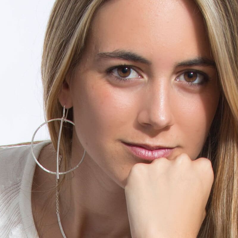 Kam Around silver earrings