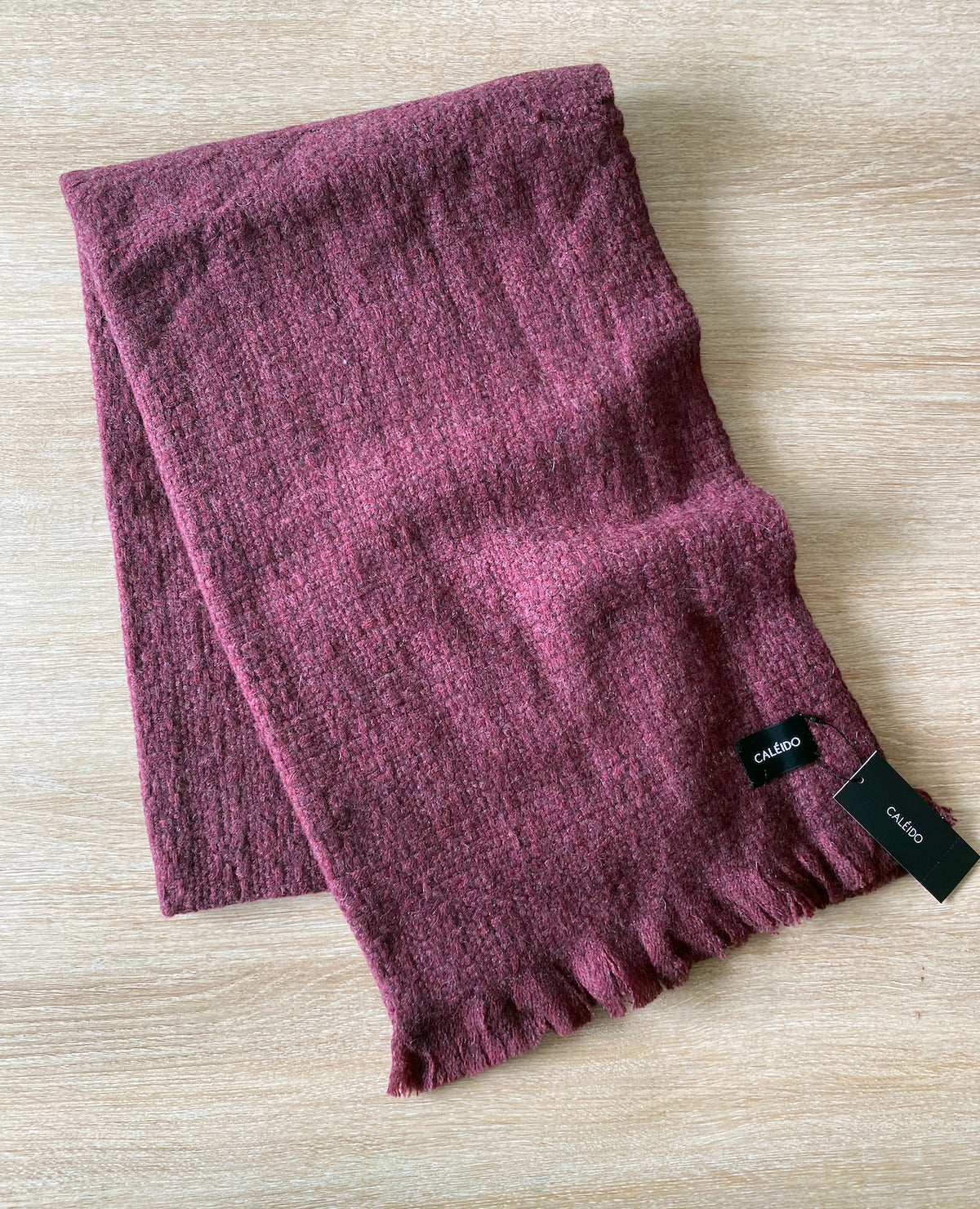 Écharpe longue cachemire super doux - Cabernet