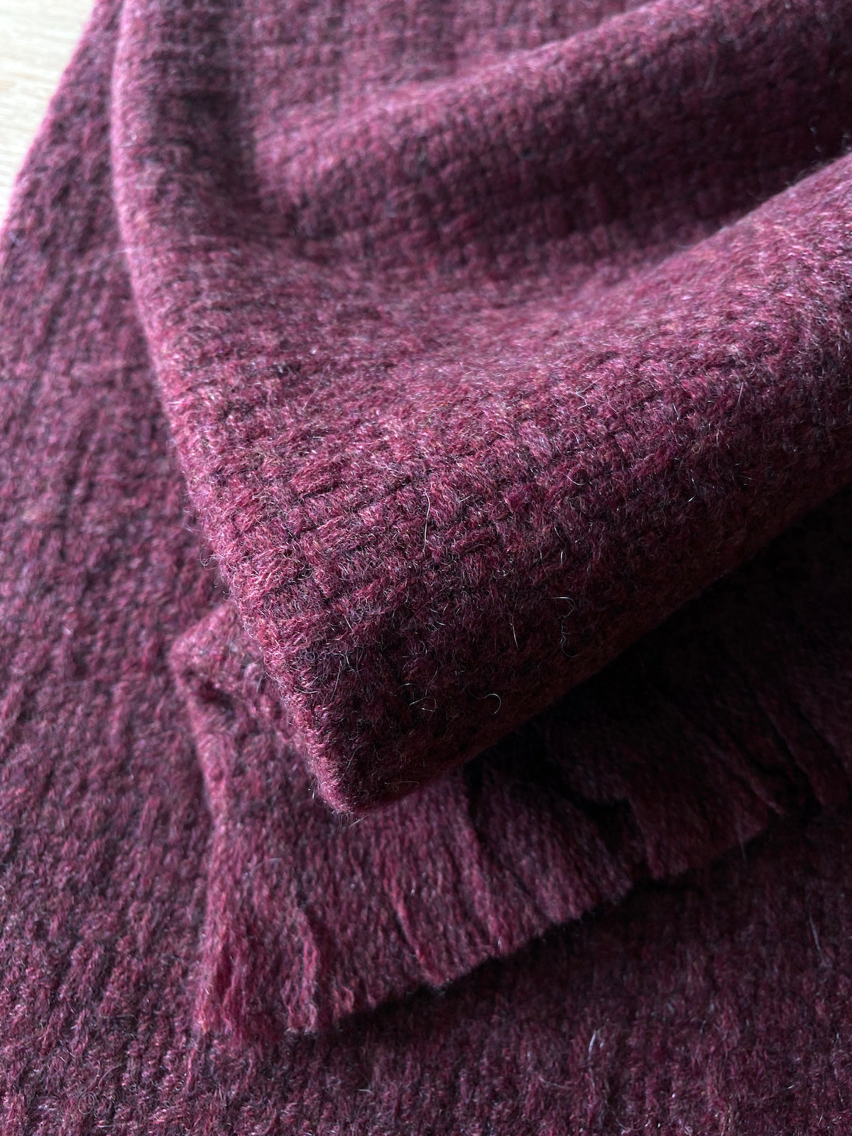 Écharpe longue cachemire super doux - Cabernet