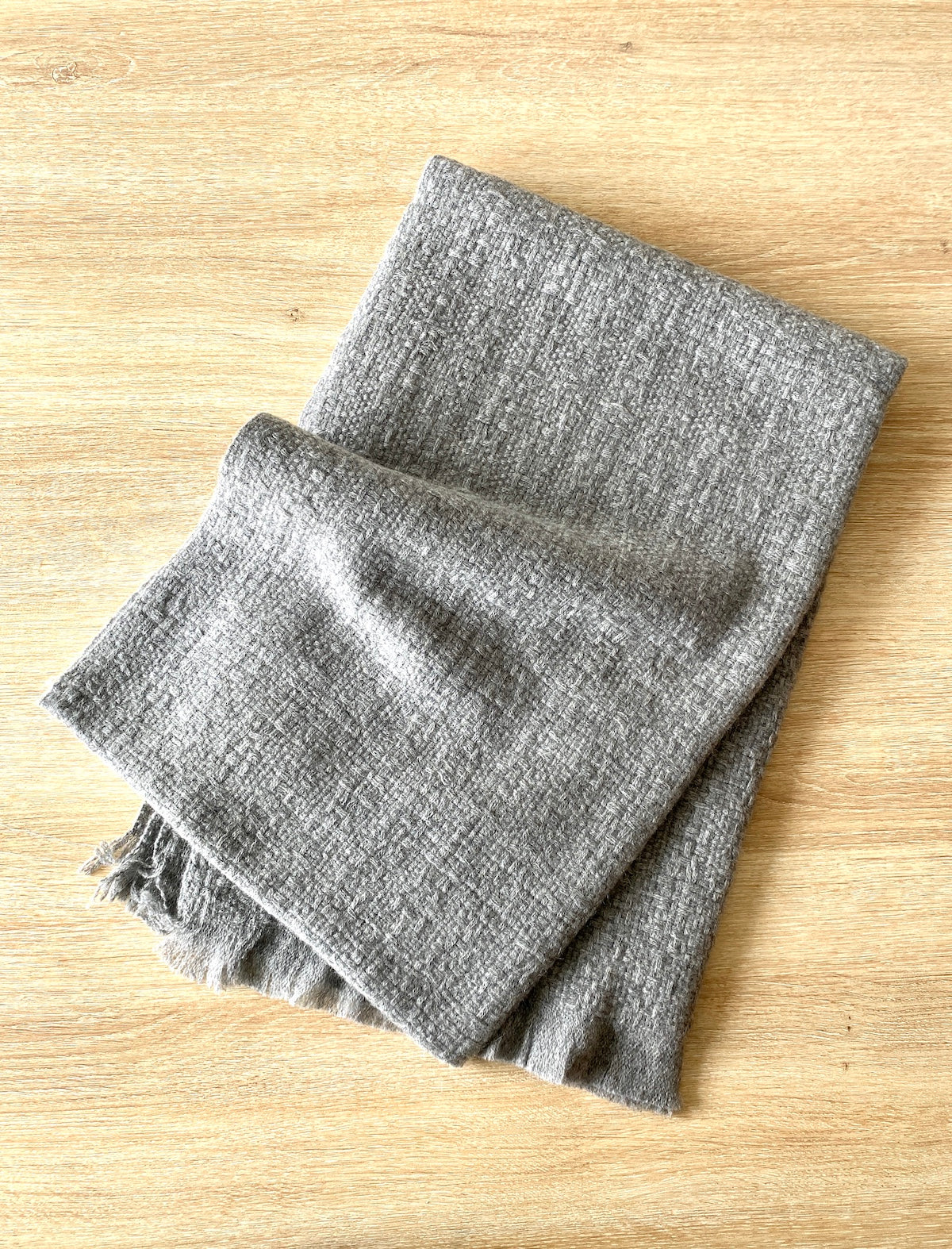 Écharpe longue cachemire super doux - Flint Gray