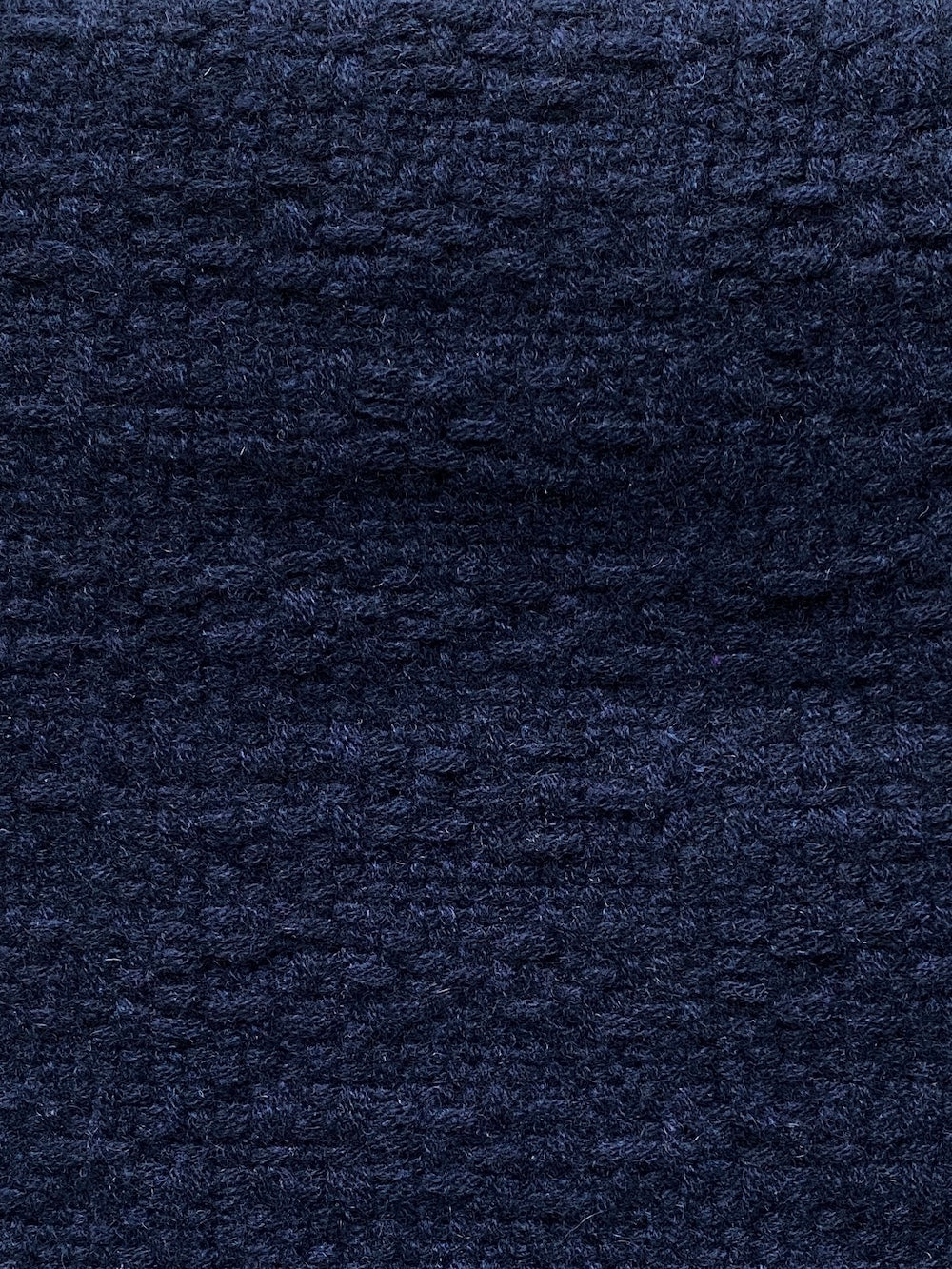 スーパーソフト カシミア ロング レクタングル スカーフ - ダークネイビー