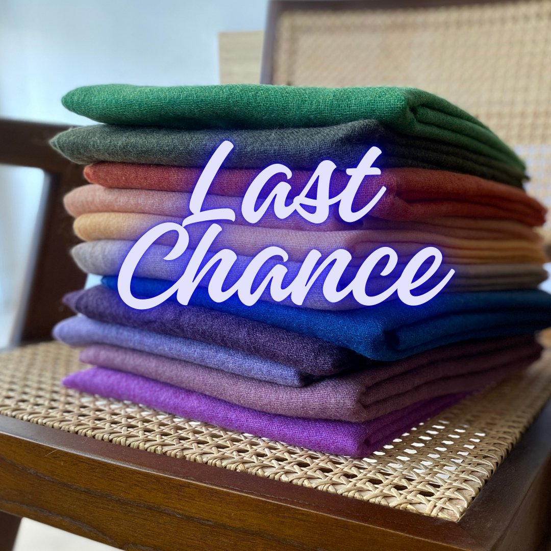 Dernière écharpe en cachemire