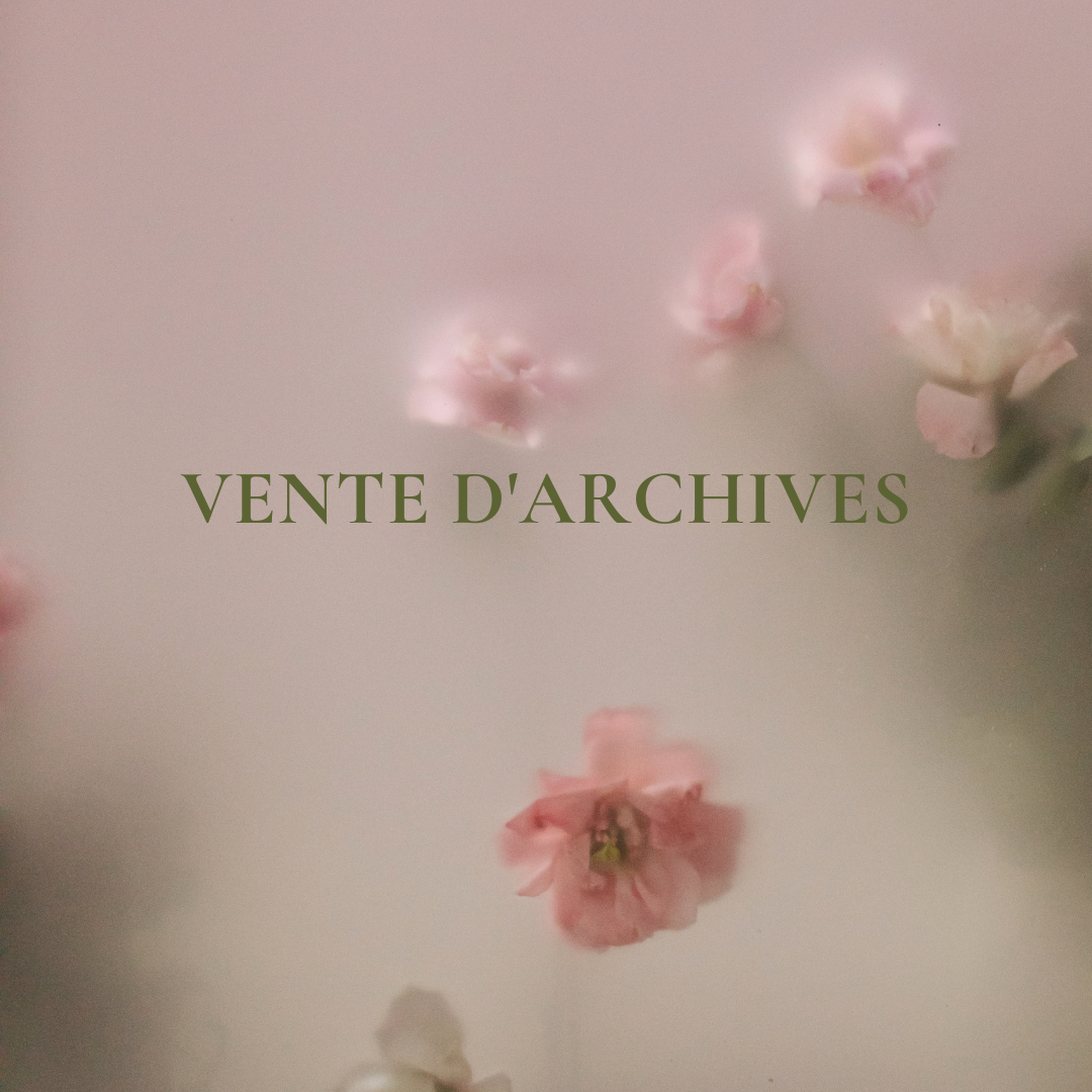 VENTE D'ARCHIVES