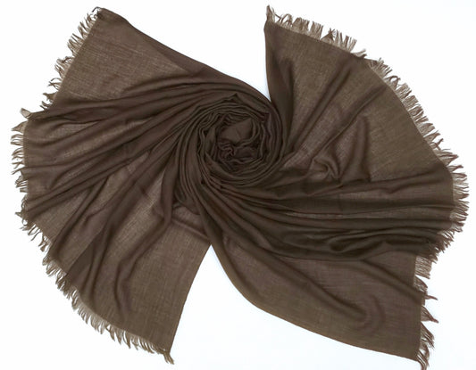 Chestnut Silk Cashmere Scarf