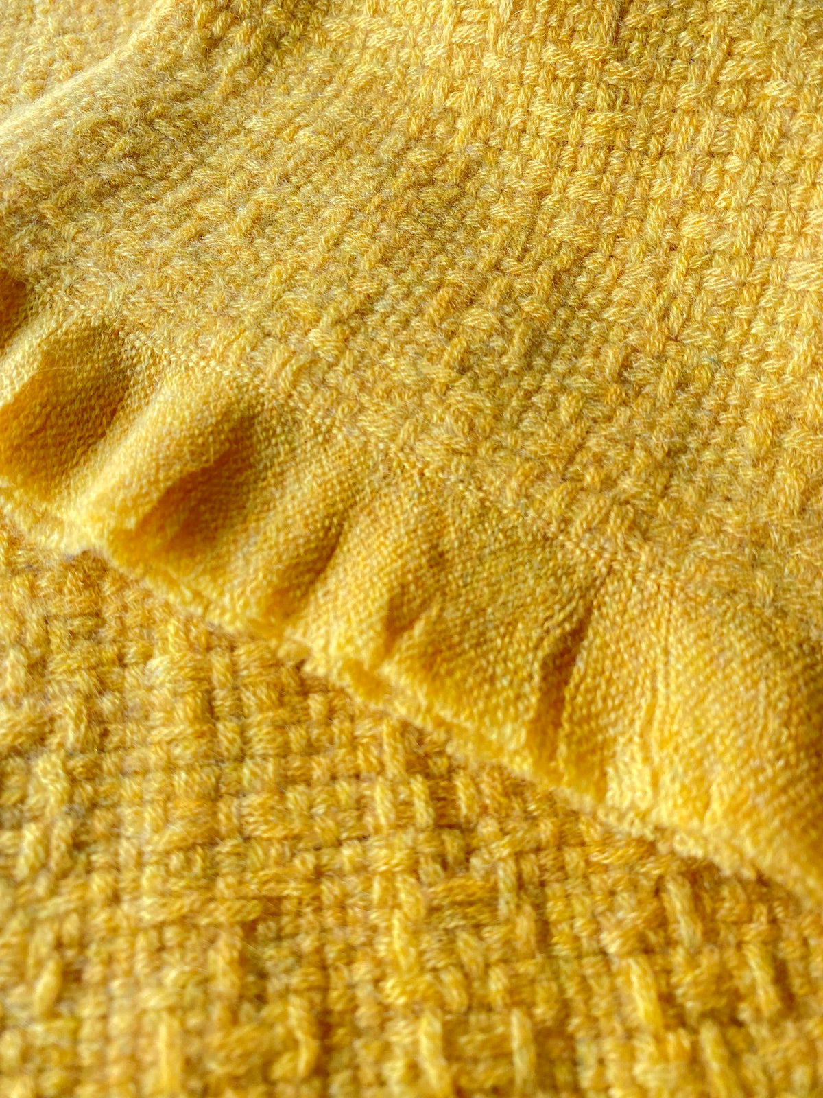 Écharpe longue cachemire super doux - Mineral Yellow