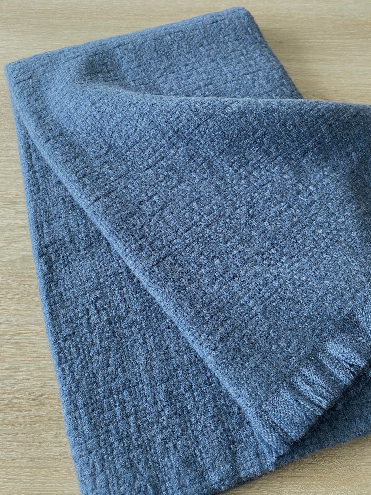 Super soft long cashmere scarf - Moonligne Blue