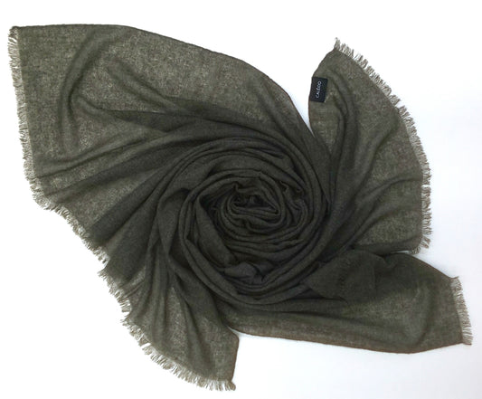 Capulet olive gauze cashmere scarf