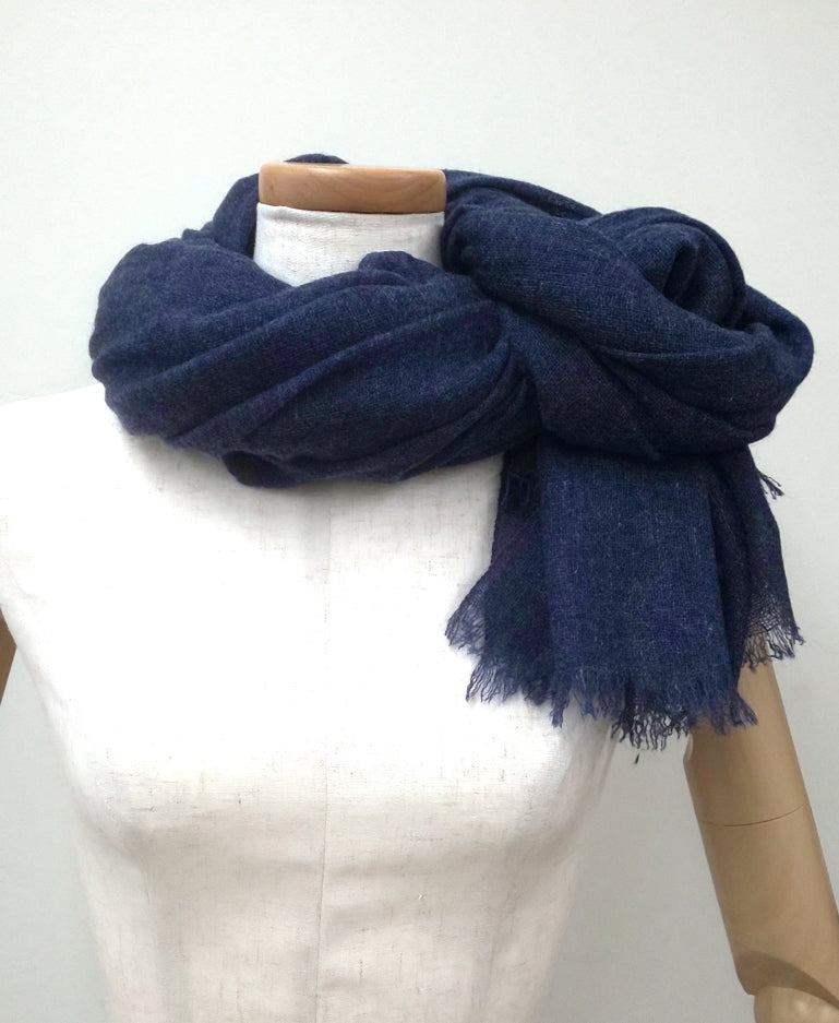 Cashmere gauze scarves Bijoux Blue