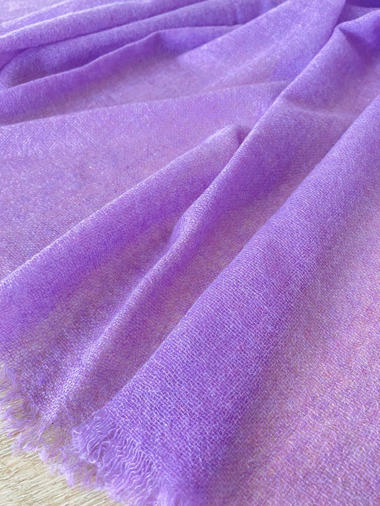 Orchid bloom gauze cashmere scarf